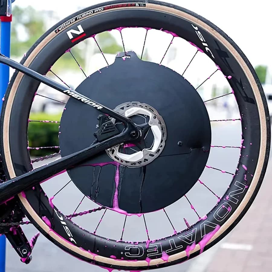 Bicycle Washing Disc Brake Cleaning Protection Cover Anti Grime Guard Wheel Cover Brake Lining for Road MTB Mountain Bike