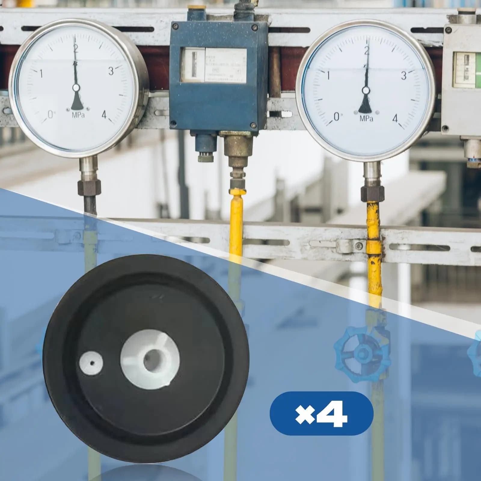 4 Pz/set Rondella A Membrana Elettrovalvola Ingresso Acqua Anello di Tenuta Guarnizione Normale Sigillante Accessori per Errore di Alimentazione Acqua