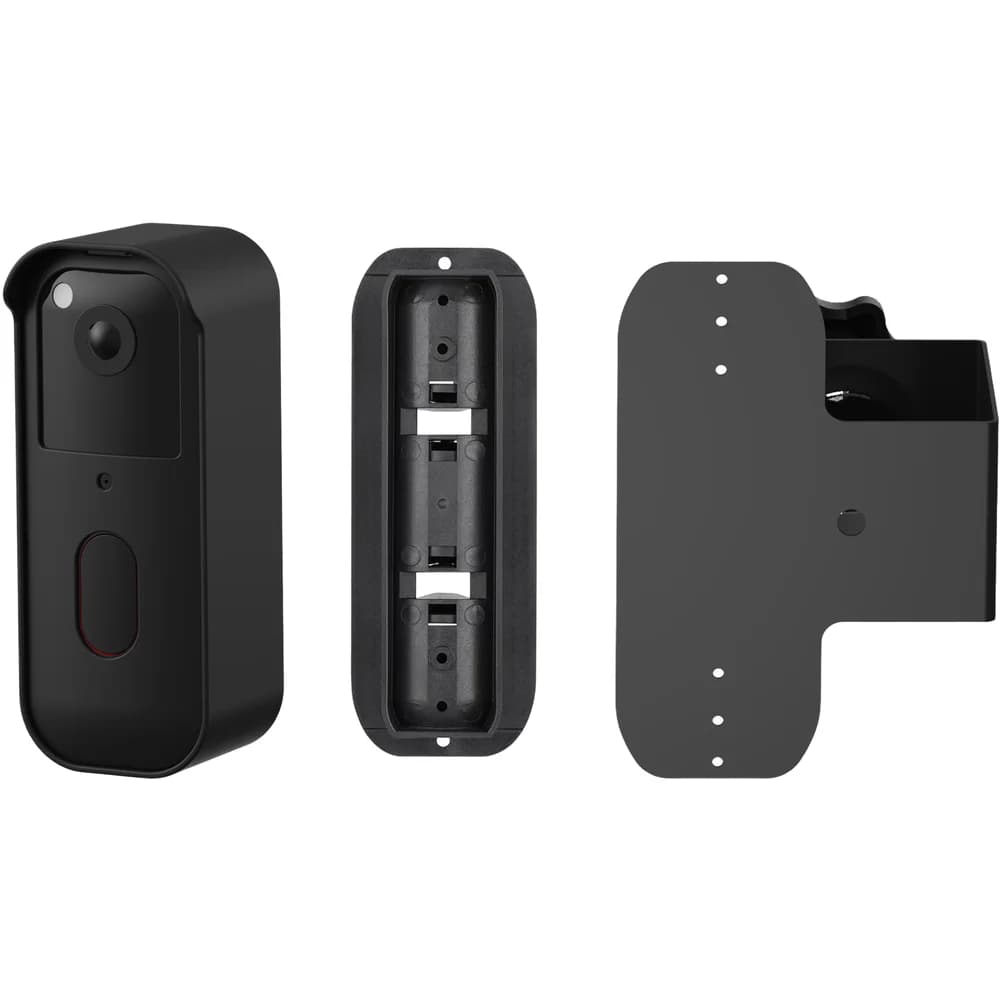 Secure Plastic Backplate for For BLINK Video Doorbell 2nd Gen Anti-Theft No Drill Cover for Easy Installation and Protection