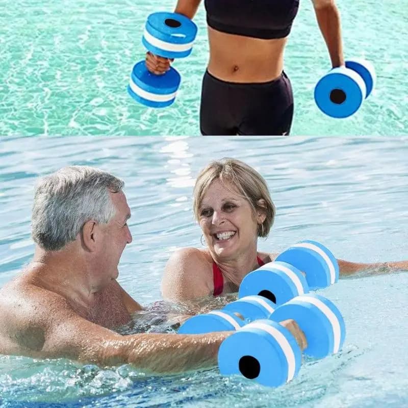 Dumbell acquatici Eva Water Floating Cubbells Peso piscine Dumbbells Resistenza della piscina Attrezzatura fitness per
