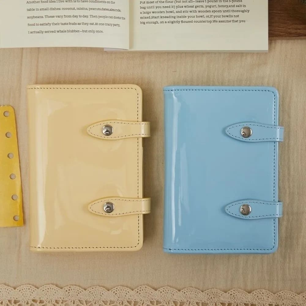 Memo Pads Pocket Planner Spiral Bound Leather Cover Mini Notepad Financial Record Book Accounting Ledger Business Memos