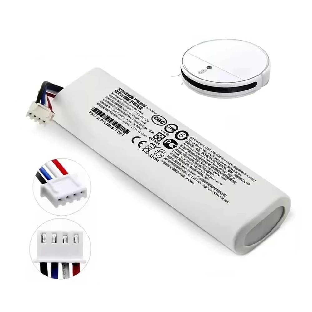 Replacement Battery For Xiaomi Mijia 2C XMSTJQR2C STYTJ03ZHM robot vacuum cleaner 14.4 V 4000mAh spare lithium ion battery