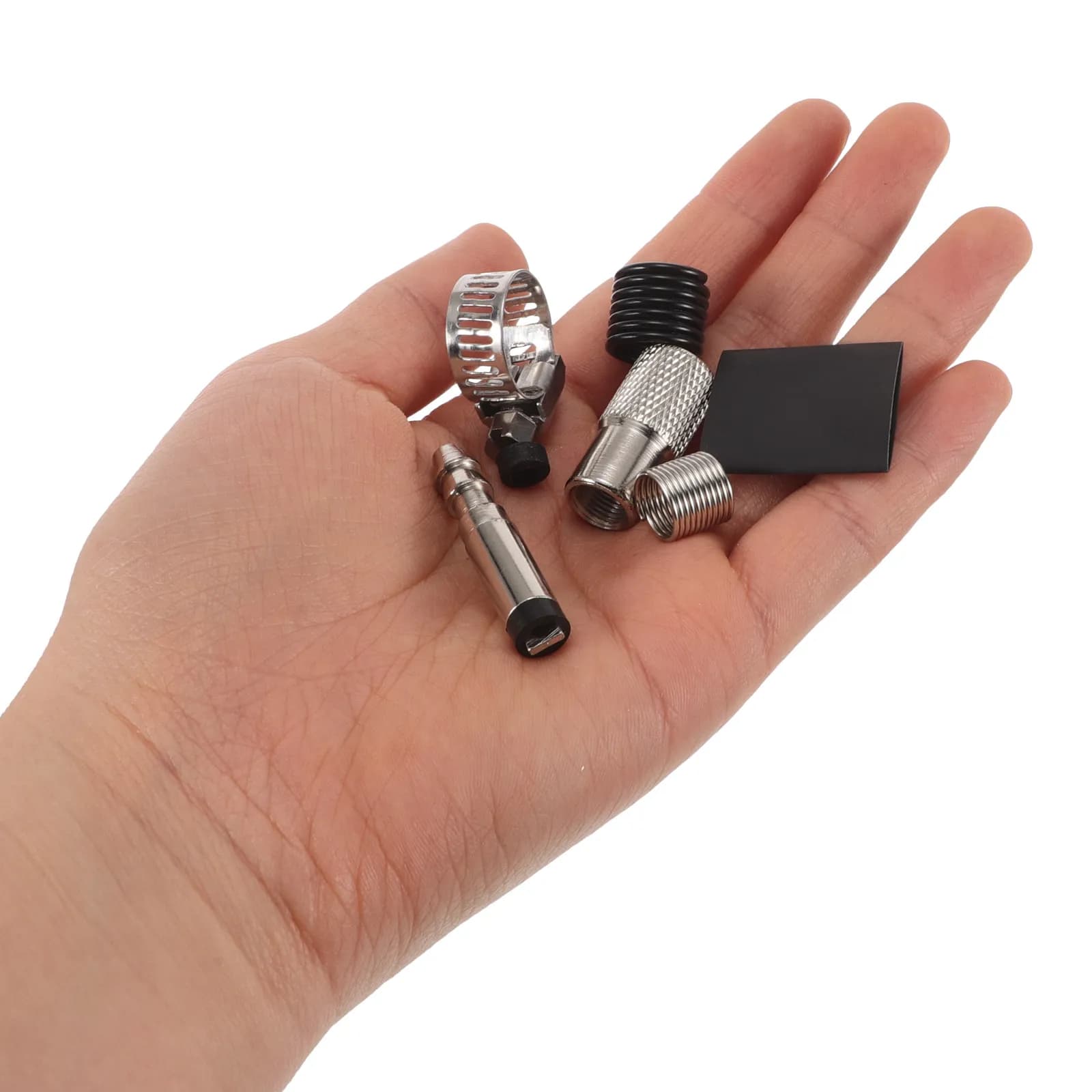 Kit di 1 Connettore per Gonfiaggio Pneumatici Auto con Filettatura Americana, Adattatore per Valvole di Gonfiaggio per Auto, Bici e Moto