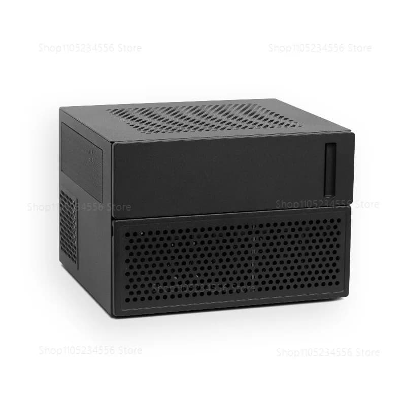 Custodia per server NAS AIO a 8 alloggiamenti compatibile con scheda madre ATX per archiviazione di file fai-da-te
