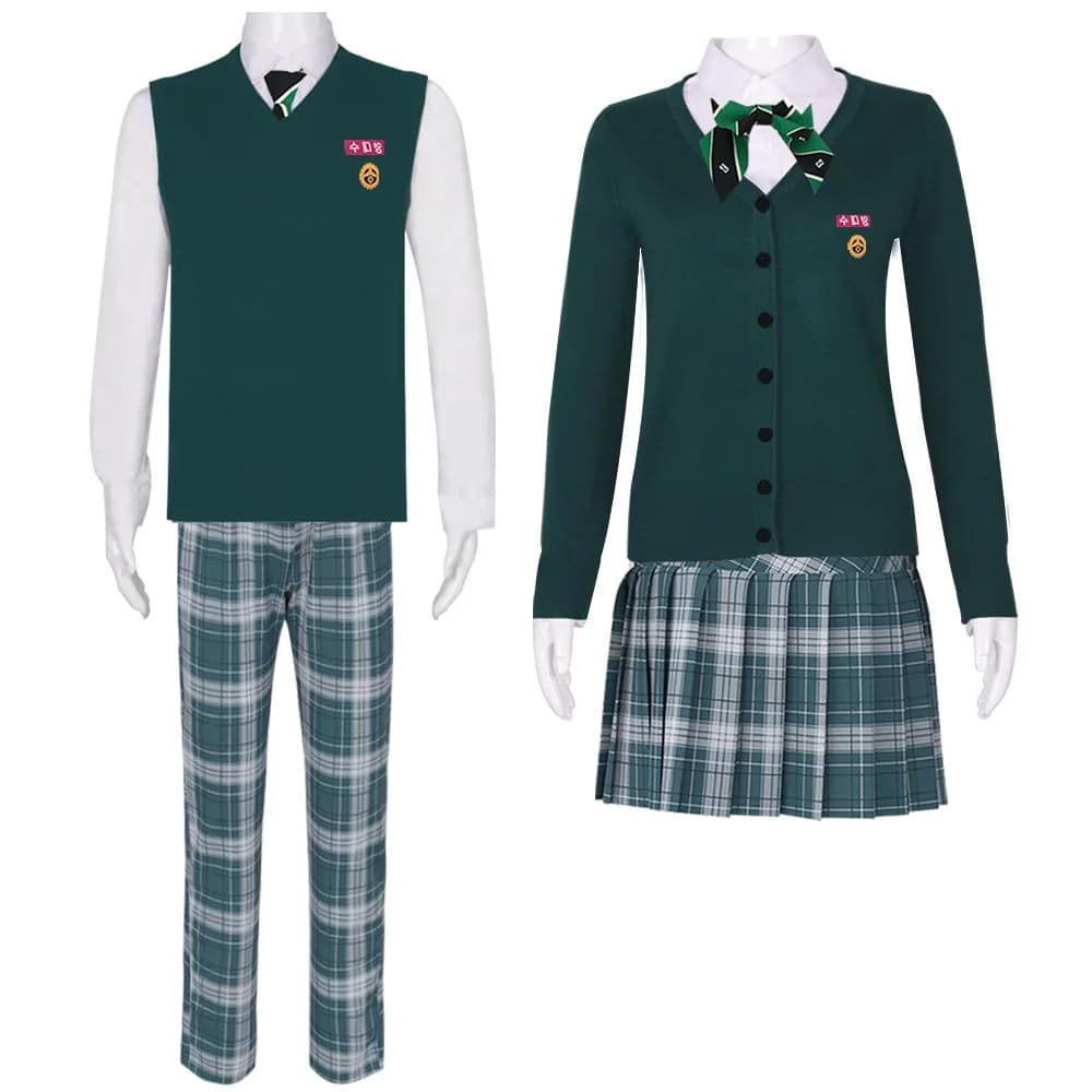 TV All of Us Are Dead Cosplay Costume JK Uniform School Sweater Cosplay Role Game Halloween Adult Dress All of us are dead