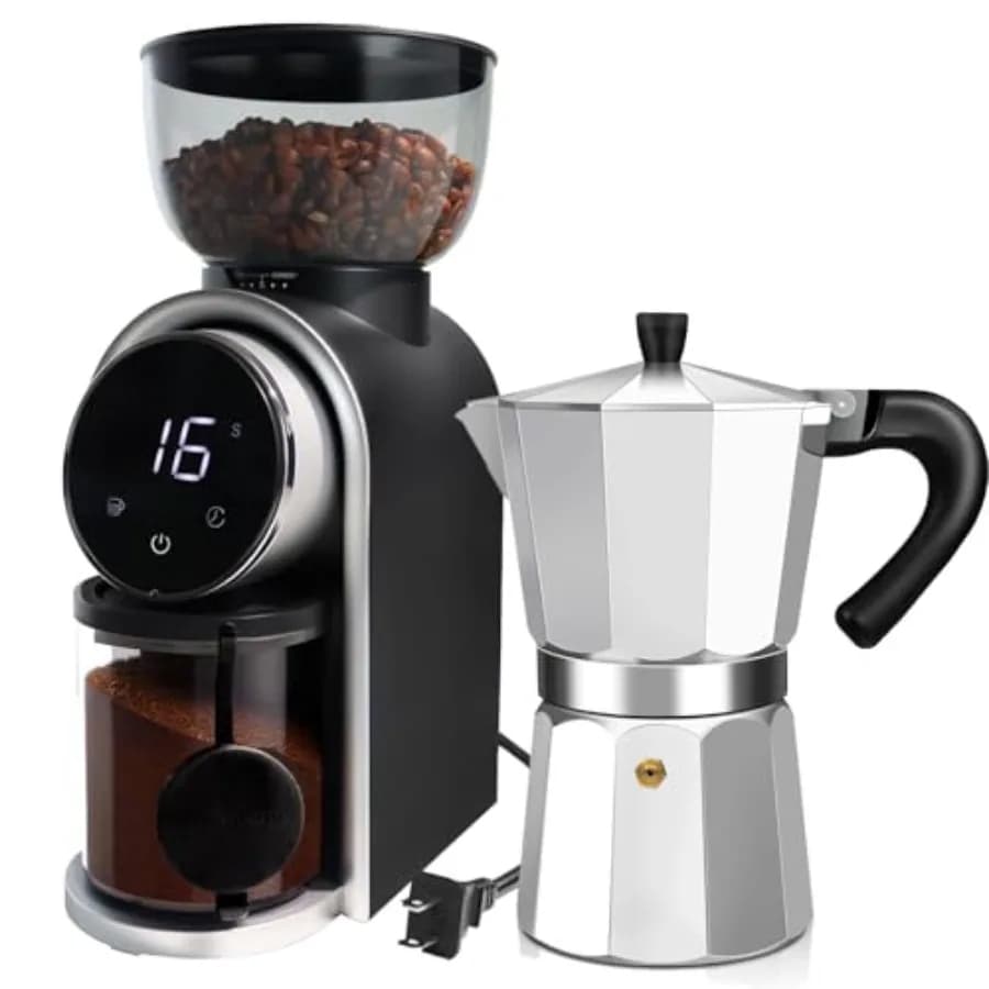 Caffettiera Moka Classica Italiana in Alluminio da 3 Tazze per Espresso, per Caffè Mocha, con Finitura Nera Elettroplaccata