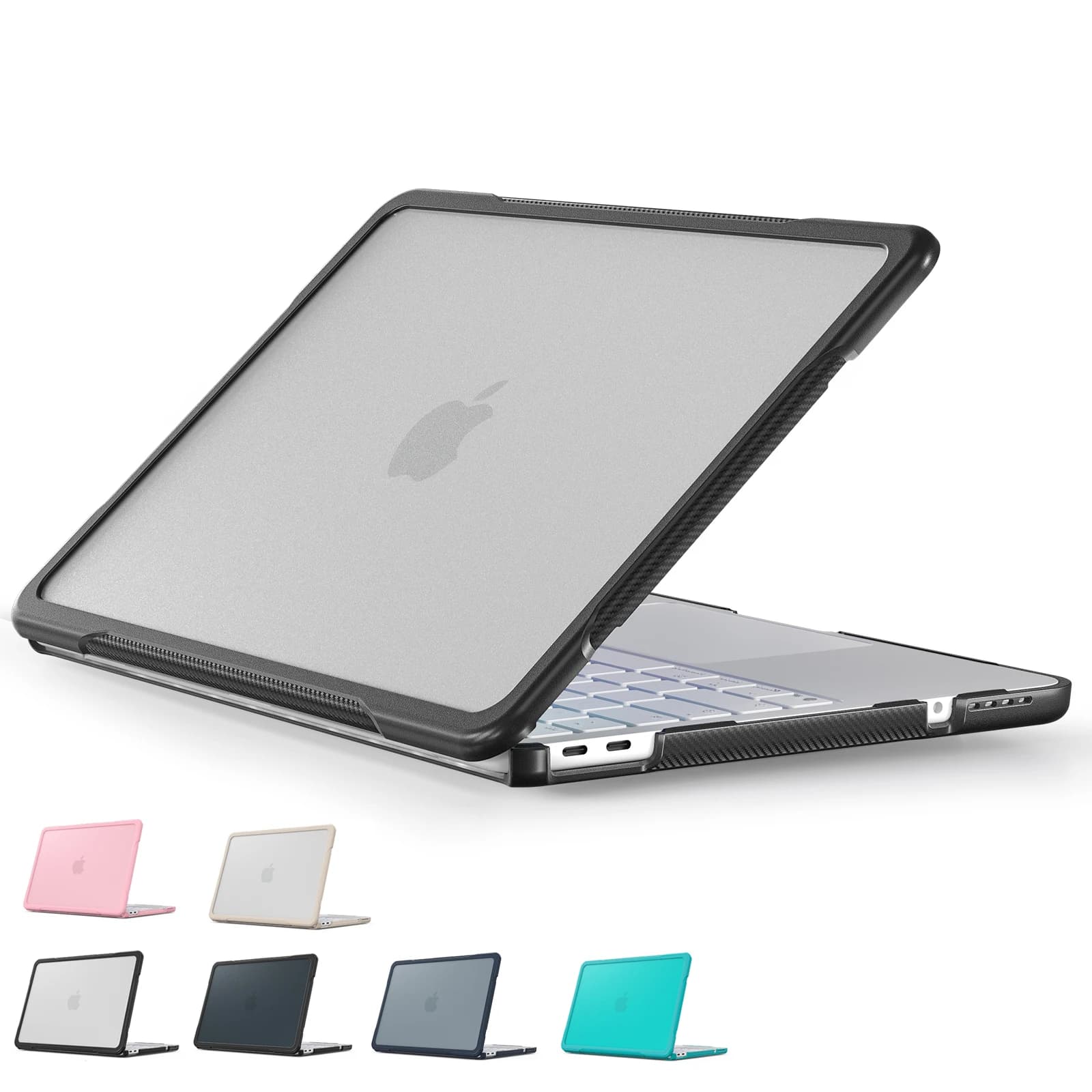 Custodia Protettiva Completa per Apple MacBook Neo 13 pollici A3404 2026, Trasparente Antiscivolo, Borsa Custodia Rigida Antiurto Neo