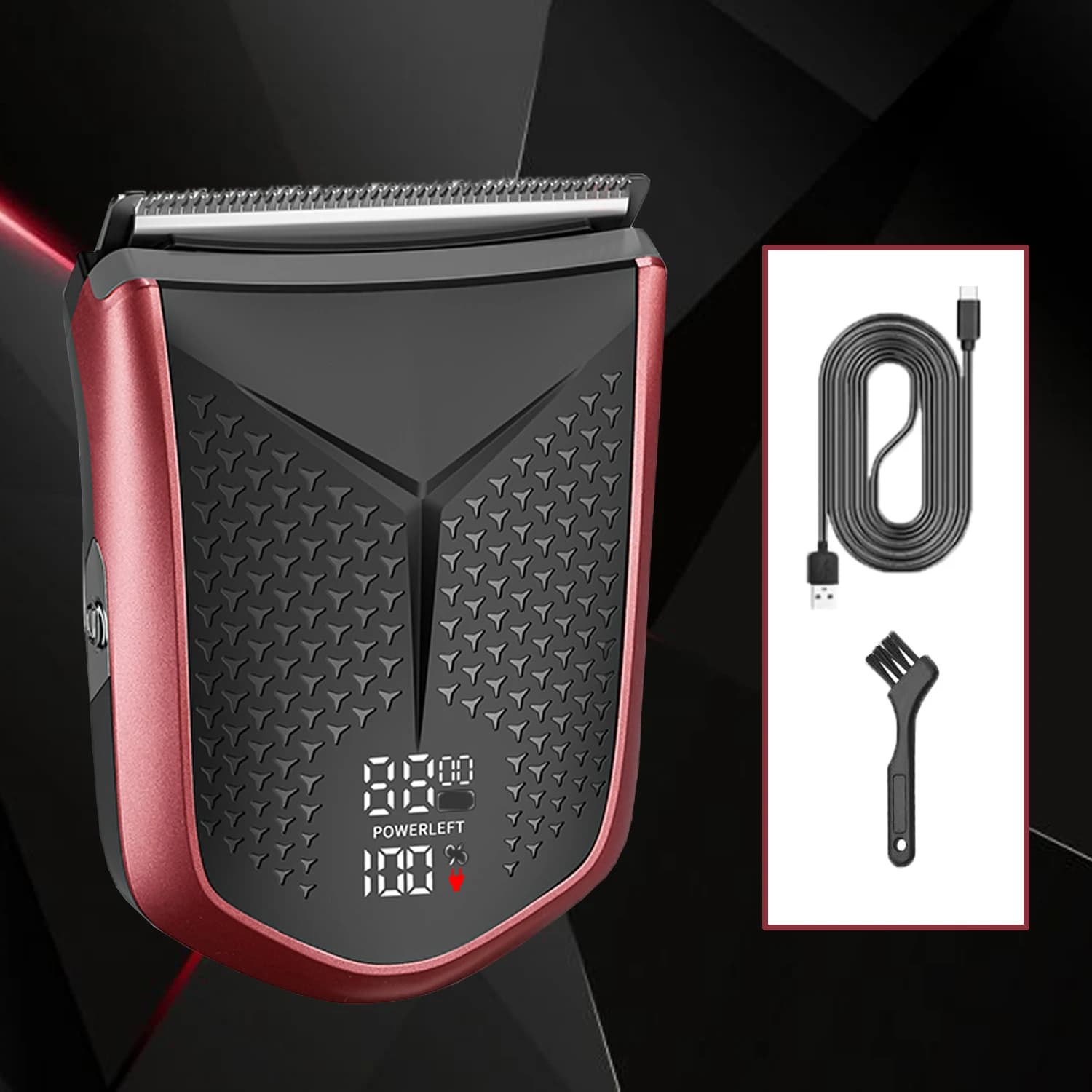 Cordless Hair Clipper For Men Rechargeable Men's Self-service Hairdresser For Hair Cutting, Low Noise Hair Trimmer Beard Shaver Cutting Grooming Kit For Self, Barbers,