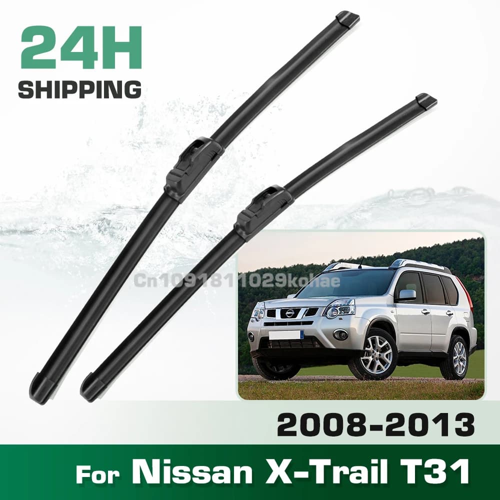 Per Nissan X-Trail T31 2008-2013 2009 2010 2011 2012 LHD e RHD Spazzole Tergicristallo Anteriori Parabrezza Parabrezza Spazzola Della Finestra 24 "+ 16"
