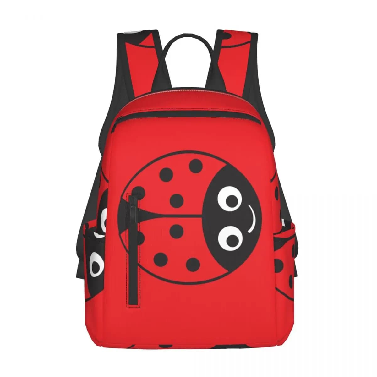 Ladybug Girl Backpack Daypack Large Capacity Children BookBag School Bag Shoulder Bags for Men Women
