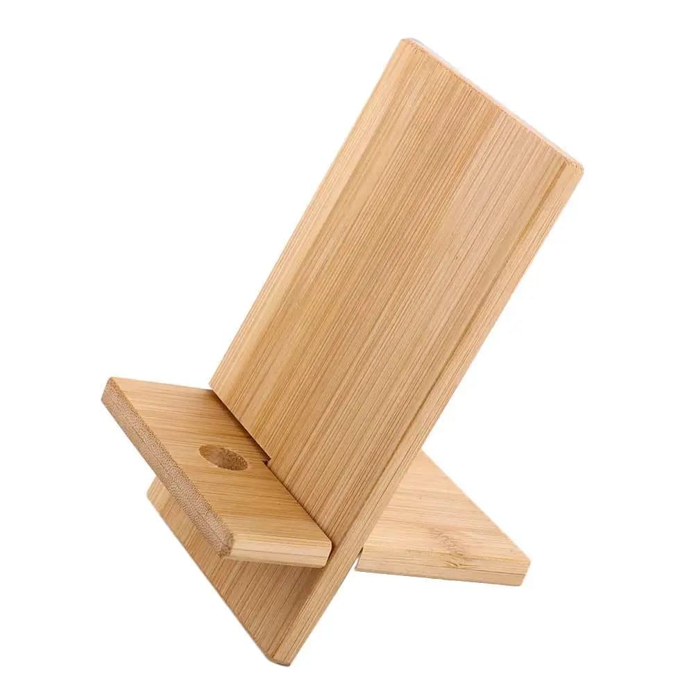 Detachable Bamboo Phone Bracket Stand Tablets Stand Bracket Phone Holder Cellphone Standing Stand Bracket Charging Stand