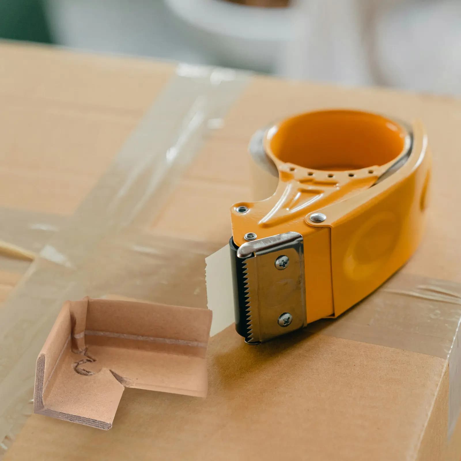 20 Pezzi Protezioni Angolari in Carta con Chiusura a Scatto, Resistenti, a Tre Lati, per Scatole di Spedizione, Cartoni, Mobili, Traslochi e Stoccaggio