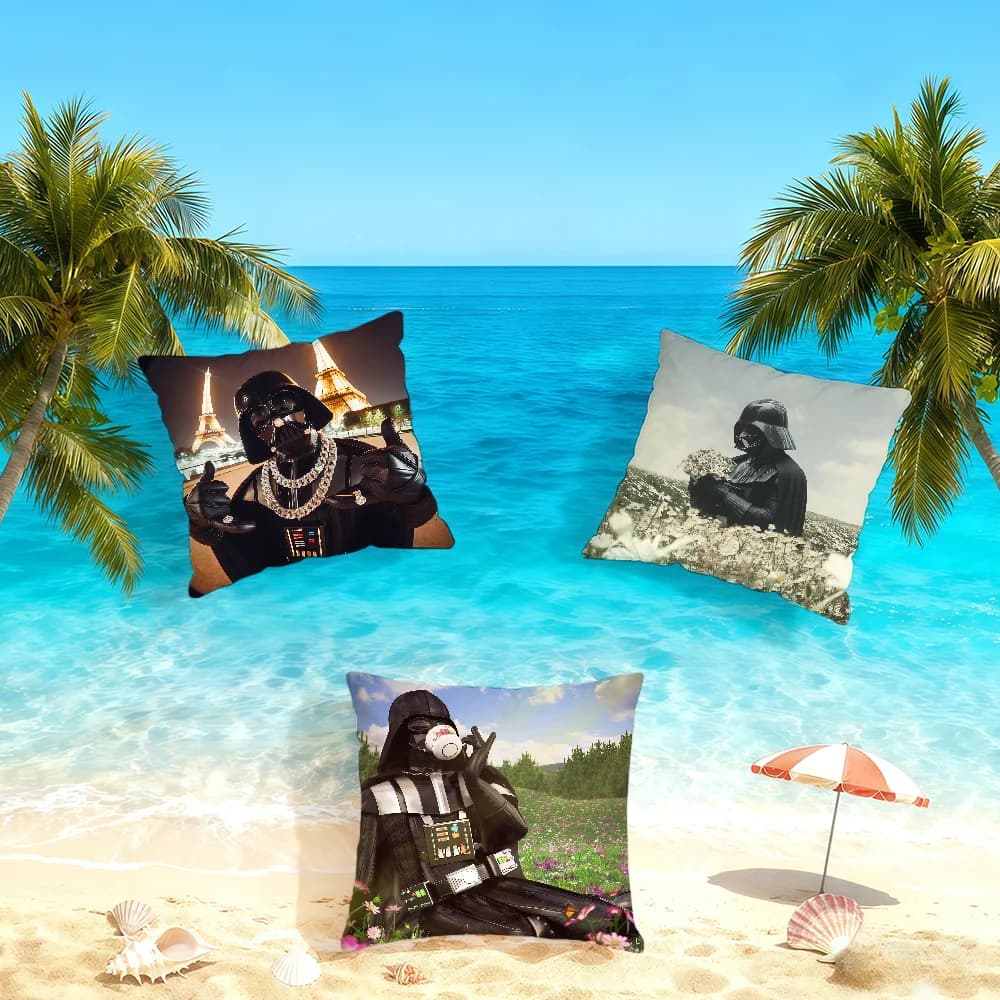 S-STAR W-WARS Classic Film Darth Vader cushion cover Home Bedding Sofa living Room pillowcase Simple Soft Skin Cushion Cover