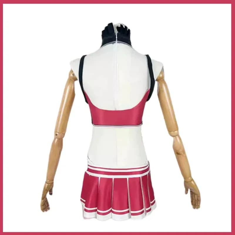 CyGame NIKKE: La Dea della Vittoria Amanda Bay Costume Cosplay Cheerleader Vestito Top Gonna Parrucca Donna Vestito di Carnevale Sexy