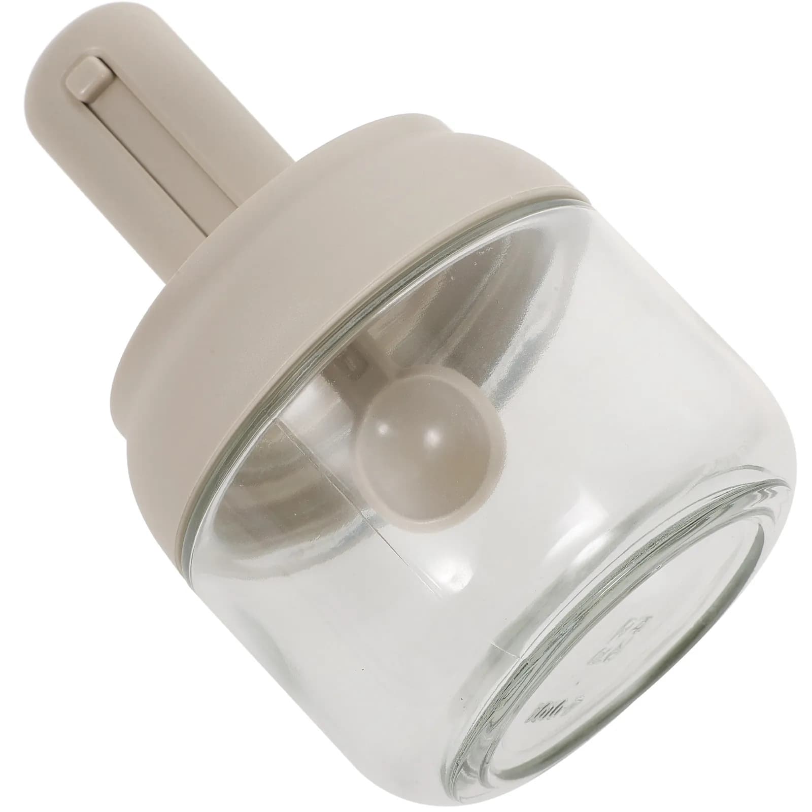 Barattolo in Vetro per Spezie con Cucchiaio Integrato, Contenitore Ermetico Resistente alle Alte Temperature per Sale, Zucchero, Farina, Salse