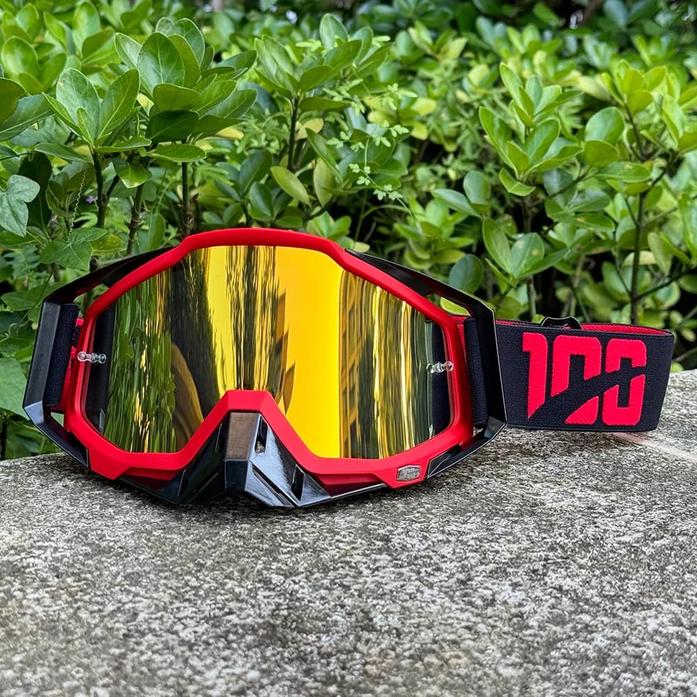 Occhiali da motocross da uomo Lenti HD Occhiali da moto antiappannamento Occhiali da equitazione Donna Moto MX Occhiali da sole MTB Accessori per bici da cross