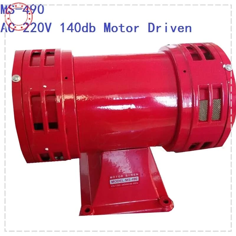 MS-490 Sirena motore 220V Sirena Raid aerea ad alto decibel Corno Motore industria mineraria Doppia industria Allarme barca