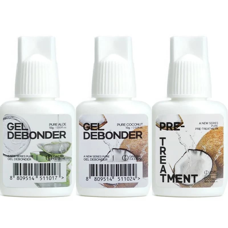 1 flacone di liquido pre-trattamento per ciglia per rinforzare le extension ciglia finte 10ml Gel Debonder coreano per rimuovere la colla per ciglia