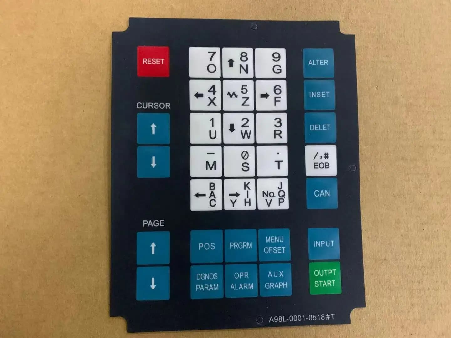 Membrane Keypad for Fanuc OT-A98L-0001-0518#T Keysheet Keyboard Switch Button Membrane Button Switch Keypad Keyboard Touchscreen
