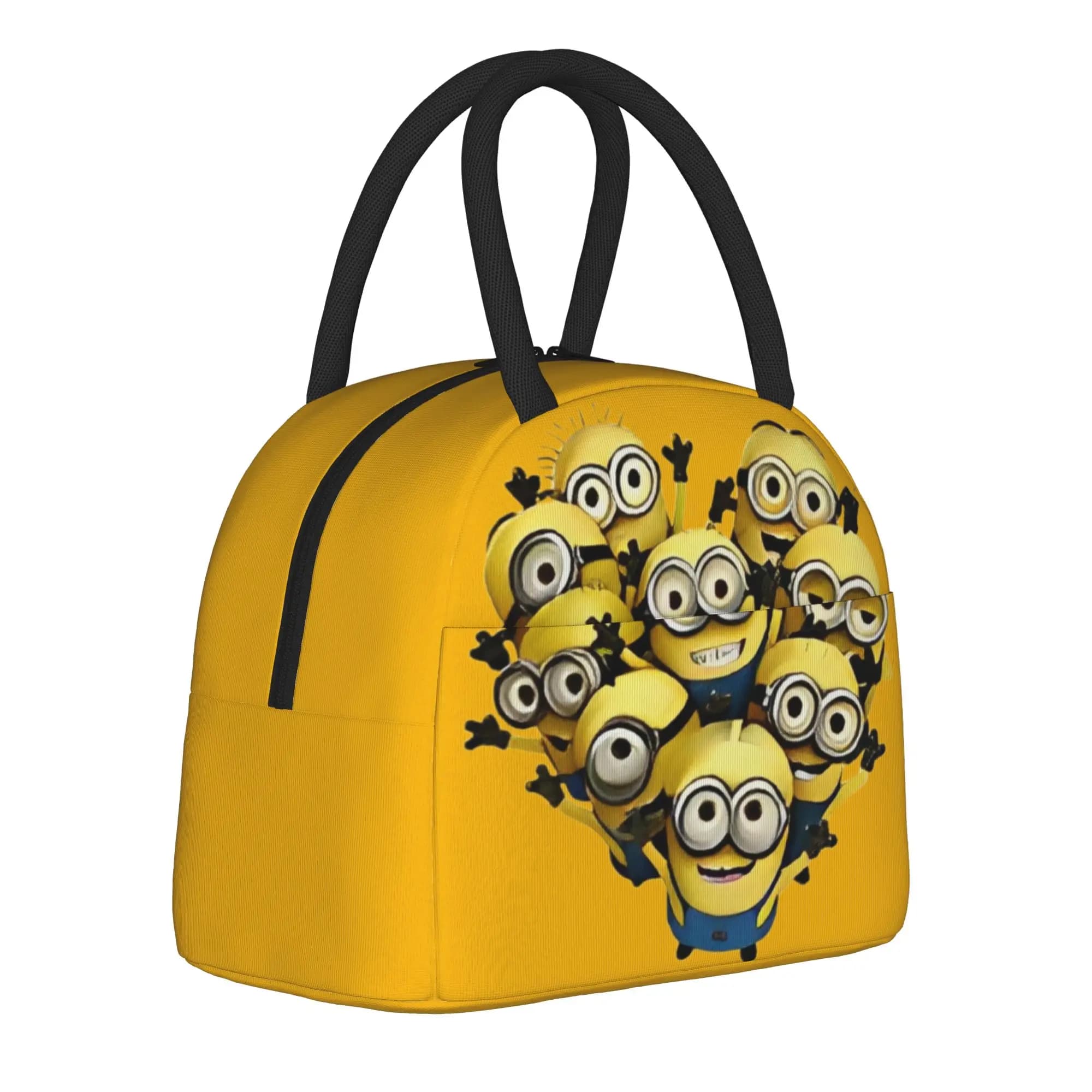 Borsa Termica per il Pranzo con Disegno dei Henchmen della Banana, Contenitore per Alimenti, Borsa da Viaggio per la Spiaggia