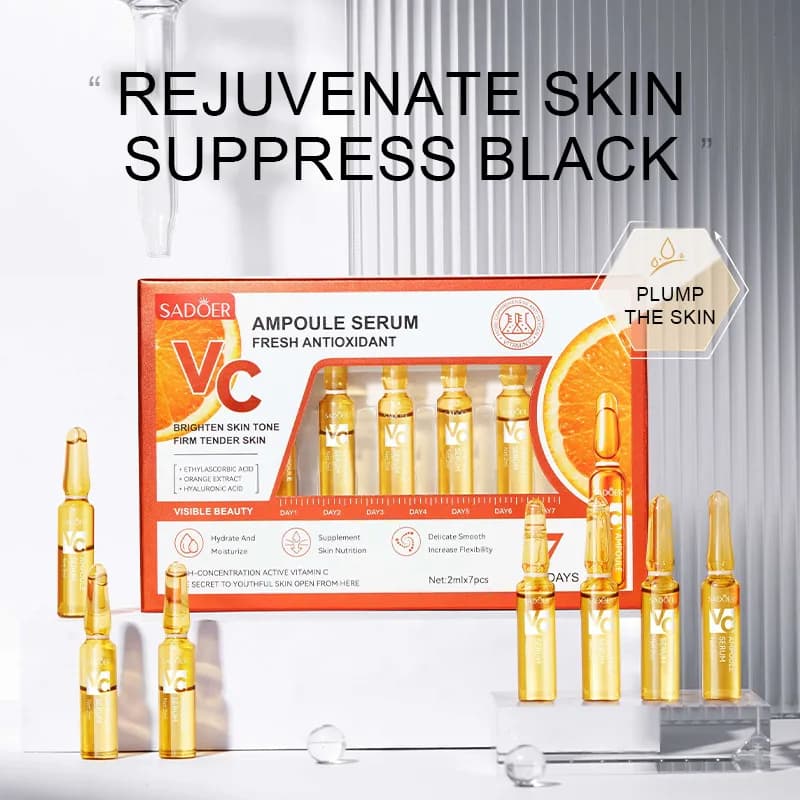 7 pcs/kit SADOER Vitamin C serum for moisturizing face moisturizing moisturizing facial essence