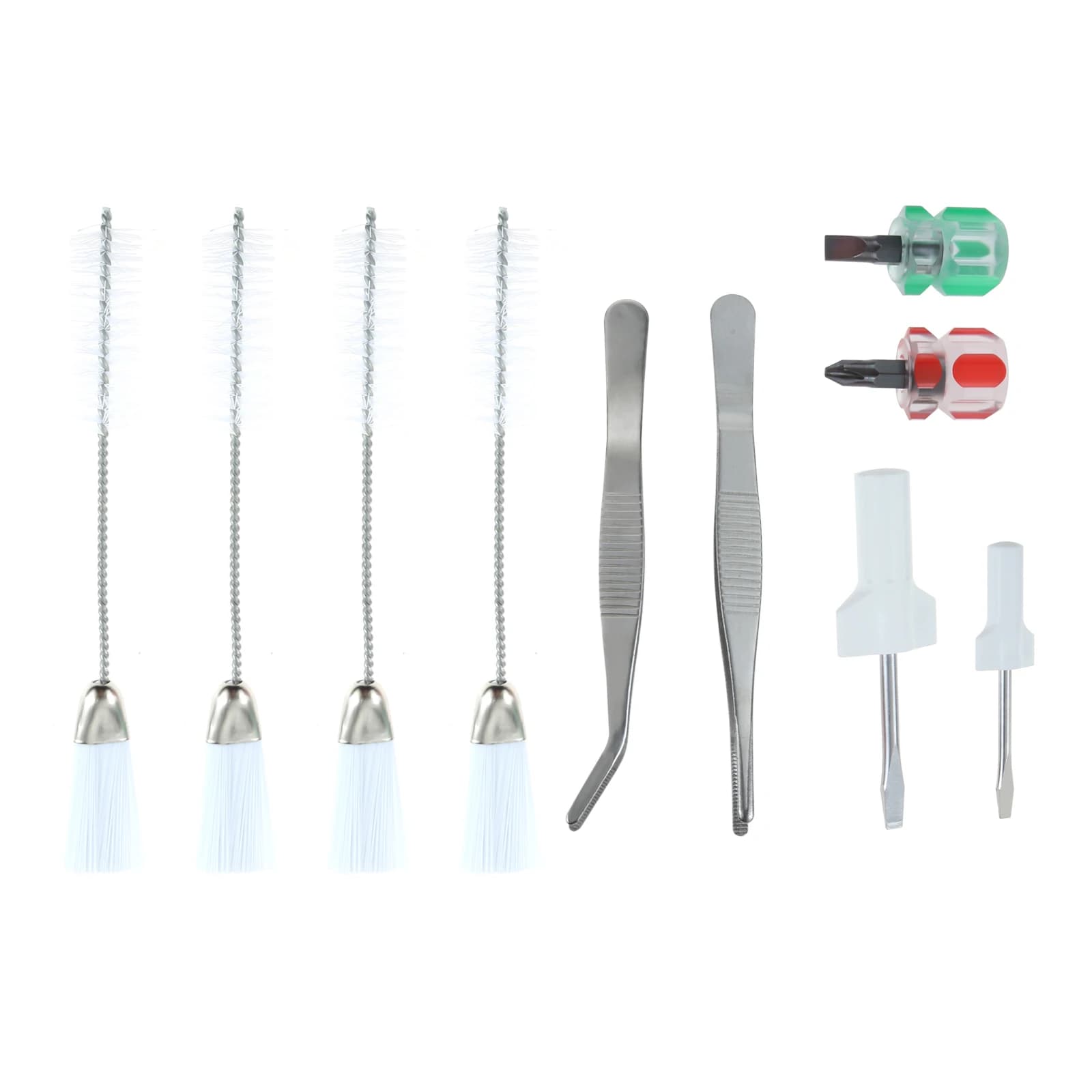 1Set Kit per la pulizia della macchina da cucire con spazzole per pelucchi a testa cacciaviti a croce pinzette accessori per la riparazione della macchina strumento per cucire