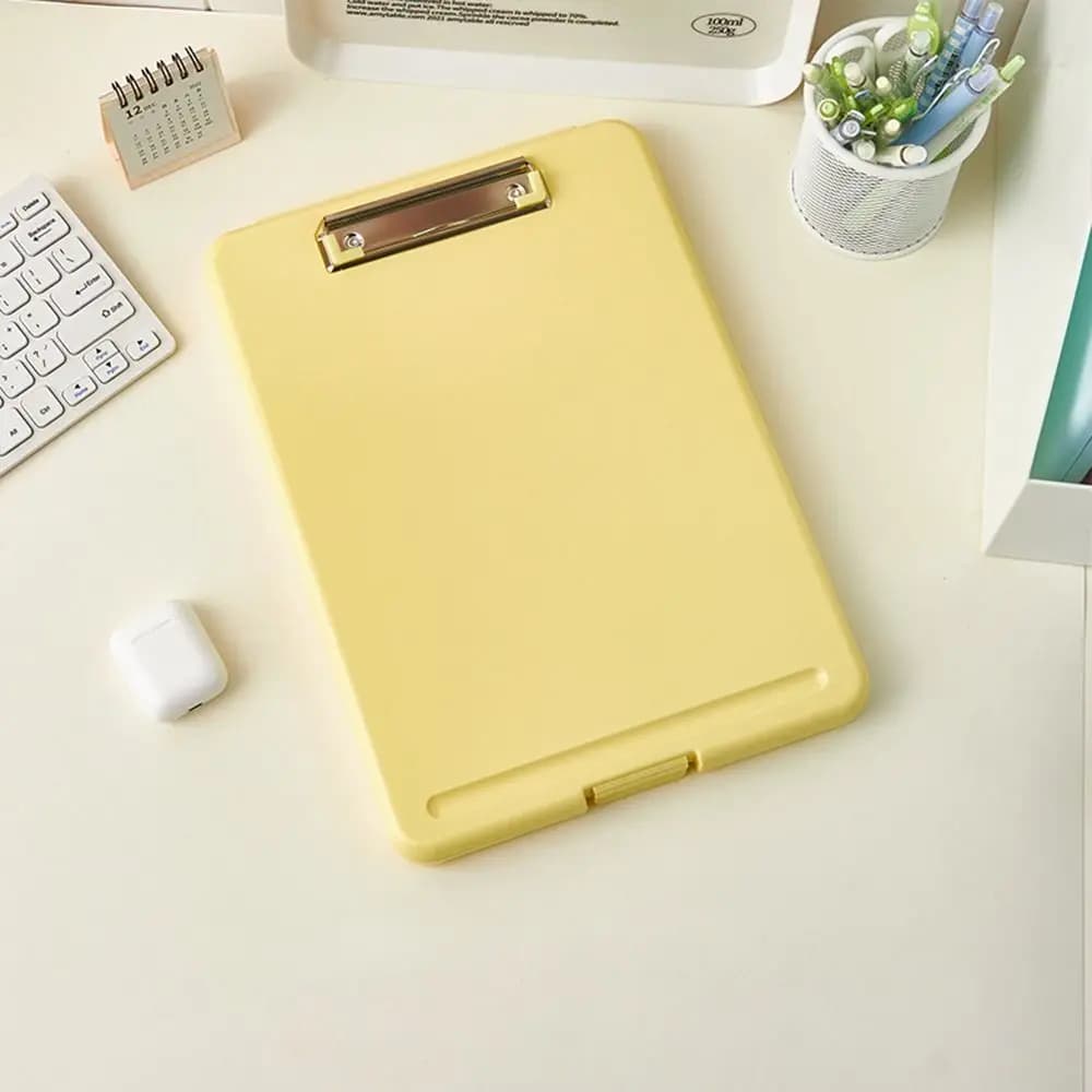 Organizzatore di Documenti con Blocco per Appunti, Forniture per Ufficio, Cartelle Portadocumenti, Portablocco A4, Scatola Portadocumenti