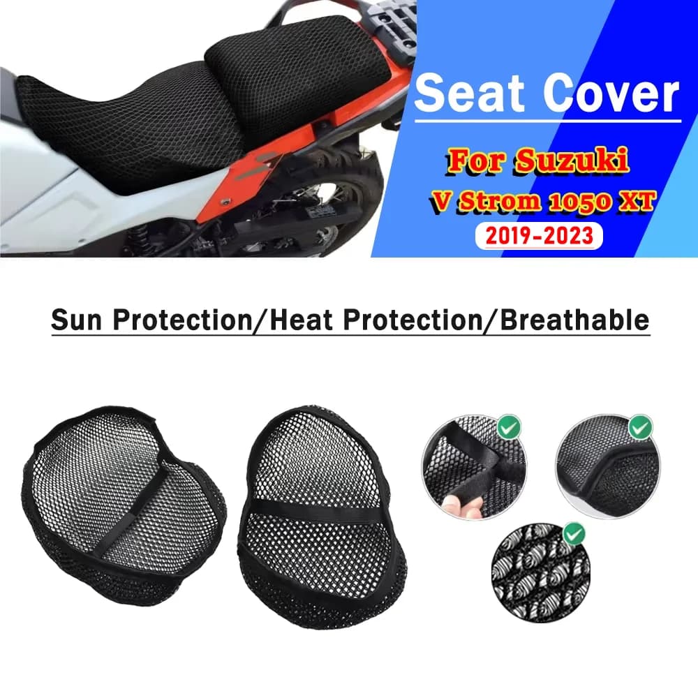 Per Suzuki V-Strom V Strom 1050 XT DL1050 1050XT Maglia Coprisedile Moto 3D Elastico Traspirante Resistente Al Calore Della Copertura Della Protezione