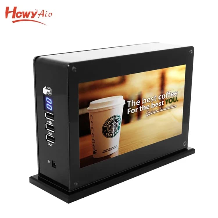 Cornice Digitale WiFi da 7 Pollici per Ristoranti e Caffetterie, con Funzione Power Bank e Riproduzione Video, Modello 2026
