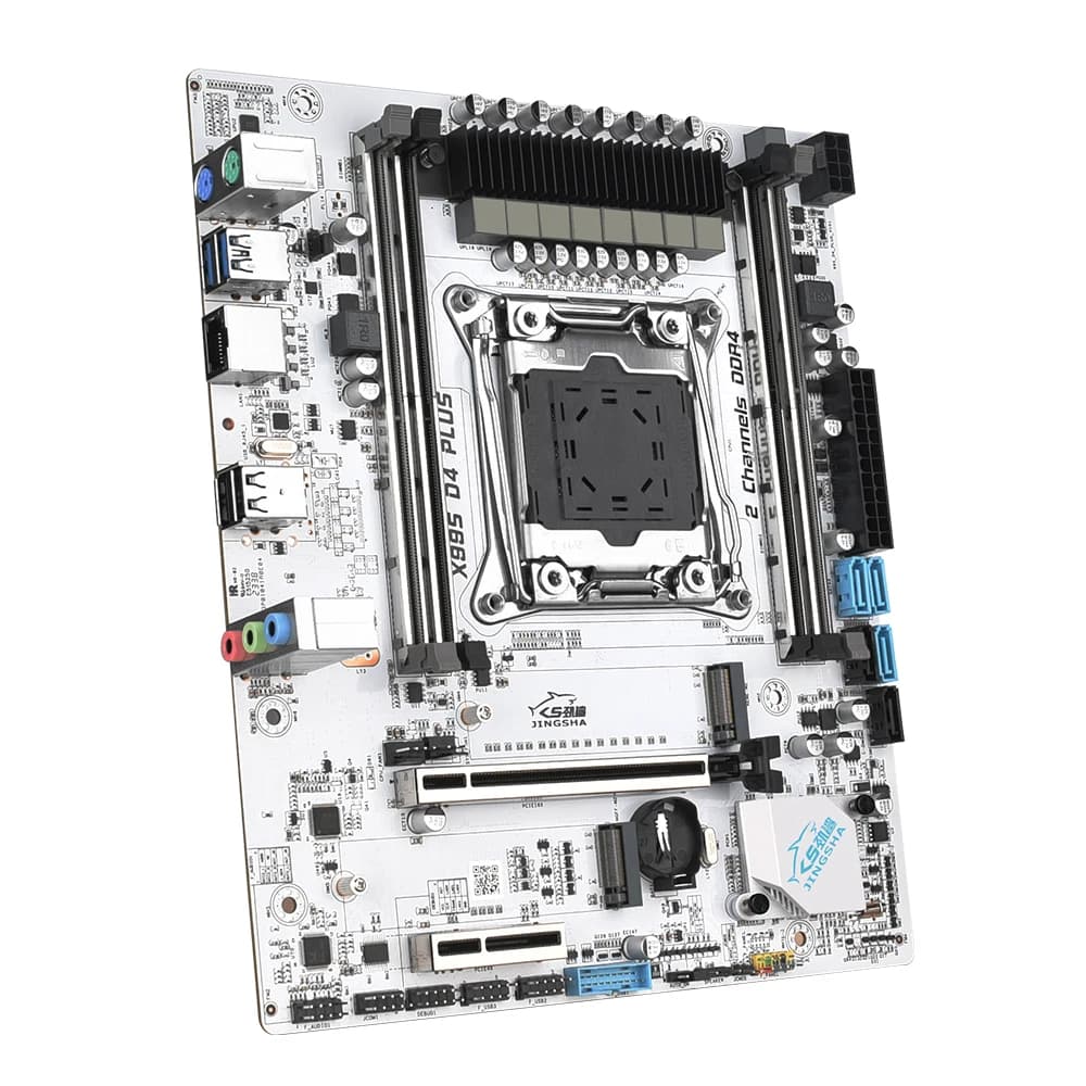 Set scheda madre Atrvsd X99 D4 PLUS con E5 2699 V3 e 2 * 32 GB = 64 GB DDR4 ECC REG 2133 MHz RAM Supporto CPU Intel LGA 2011-3 V3V4