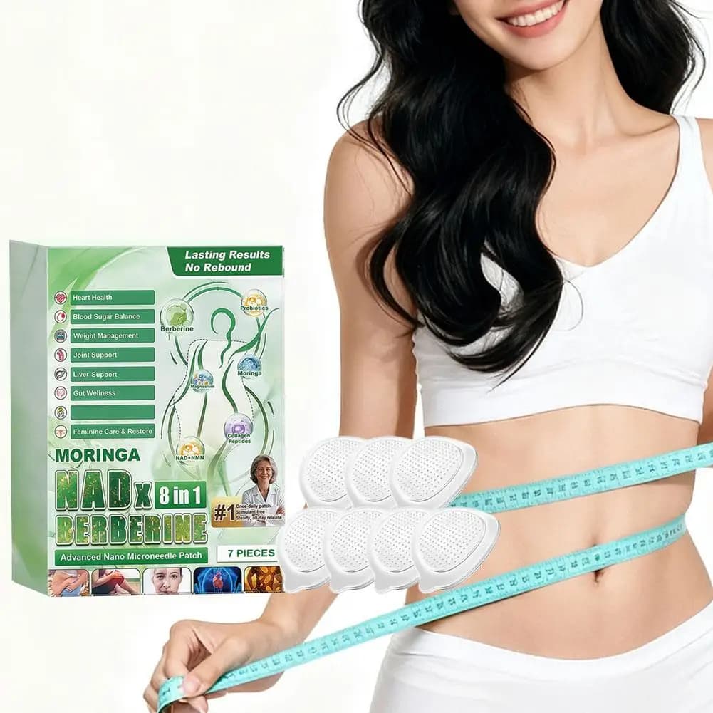 Advanced Microneedle Patch with Natural Body Slimming Ingredients, Weight Management Sticker for Men and Women, Silhouette Daily Care