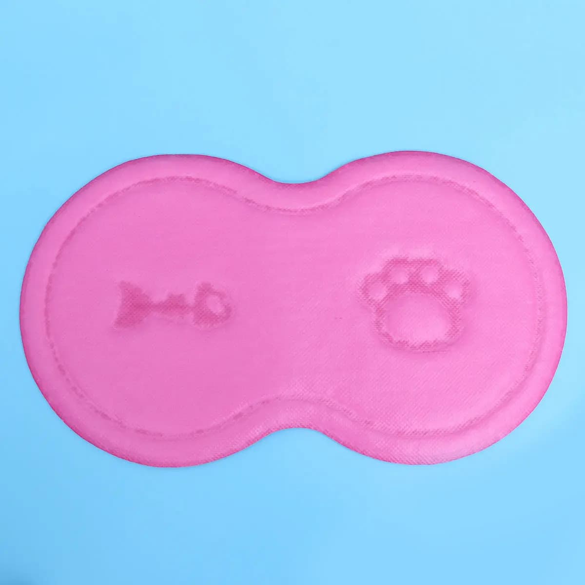 Tappetino per Lettiera Gatti Rosso Rosa Antiscivolo, Tappetino Assorbente per Cibo Animali Domestici, Tappetino Antiscivolo per Pulizia Zampe Cuccioli e Gattini, per Cani e Gatti