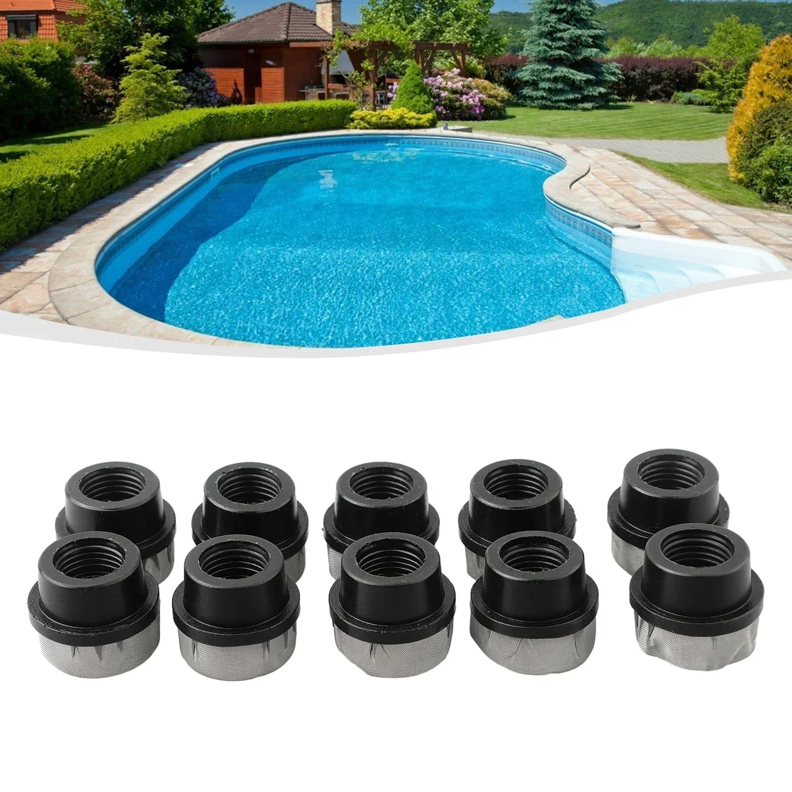 Sostituzione dello schermo dello spurgo dell'aria del filtro pulito del tappo dello schermo della piscina per 190106 z Accessori per piscine con cappuccio per schermo