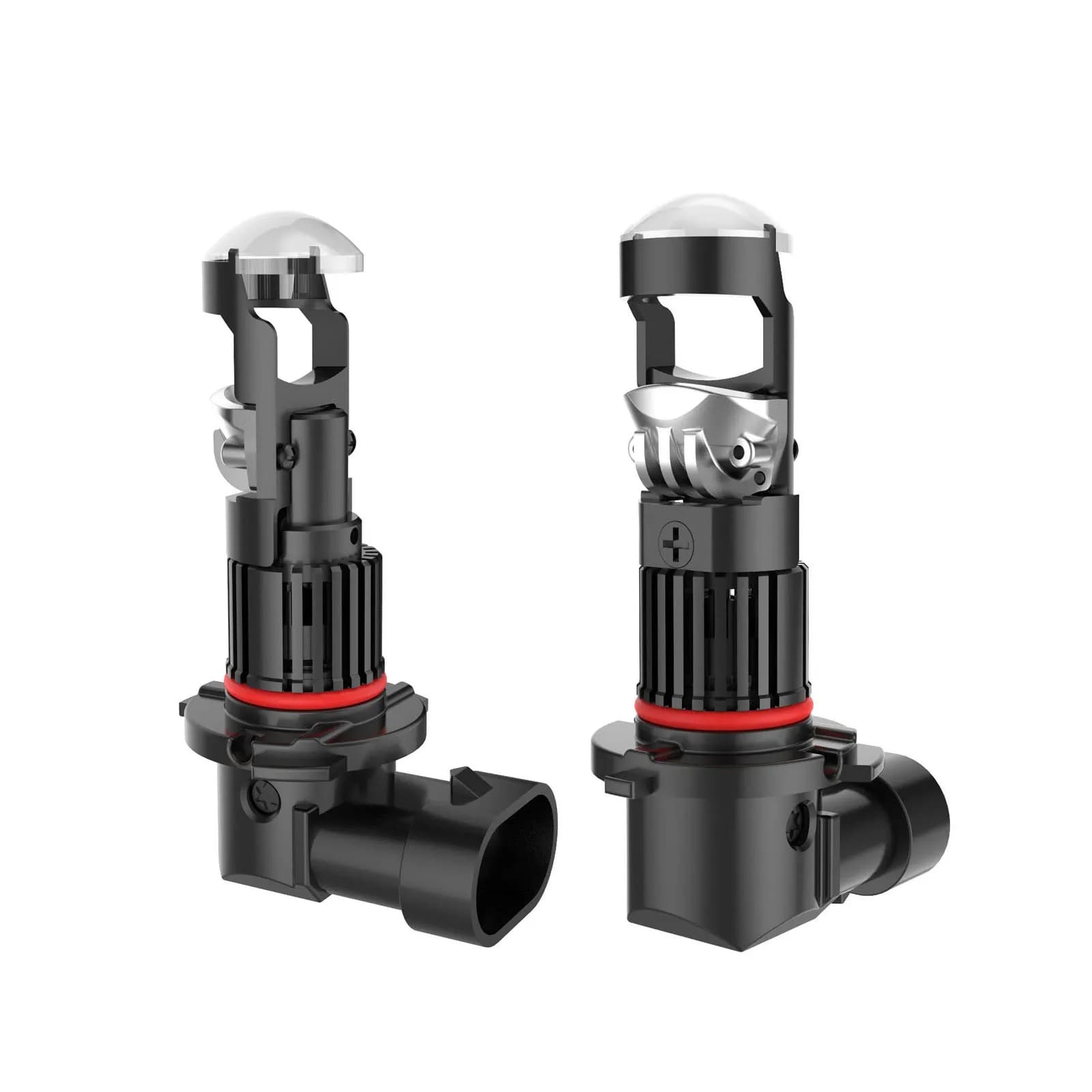 2x Kit lampadine per fari a LED HB3 9005/HB4 9006 da 130 W - Mini proiettore, fascio alto/basso da 13000 lm, bianco super luminoso 6500 K