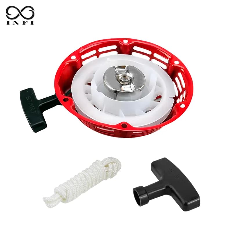 3-piece tear start with extra rope, compatible with Honda GX series engine, Predator, Coleman, Baja, OEM replacement