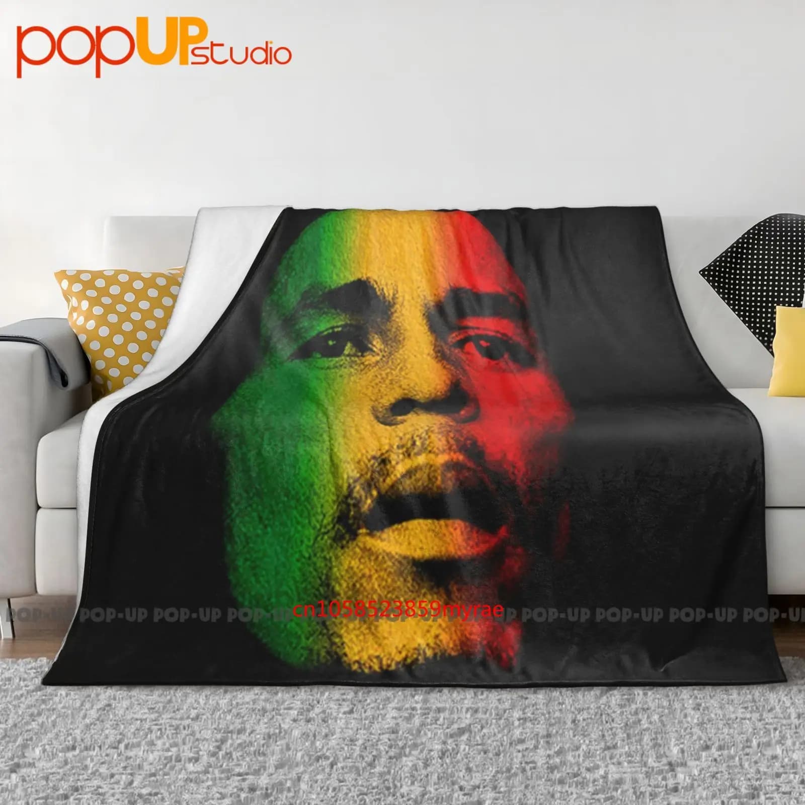 Zionbob Marley Coperta ultra morbida trapunta invernale Copridivano Copriletto