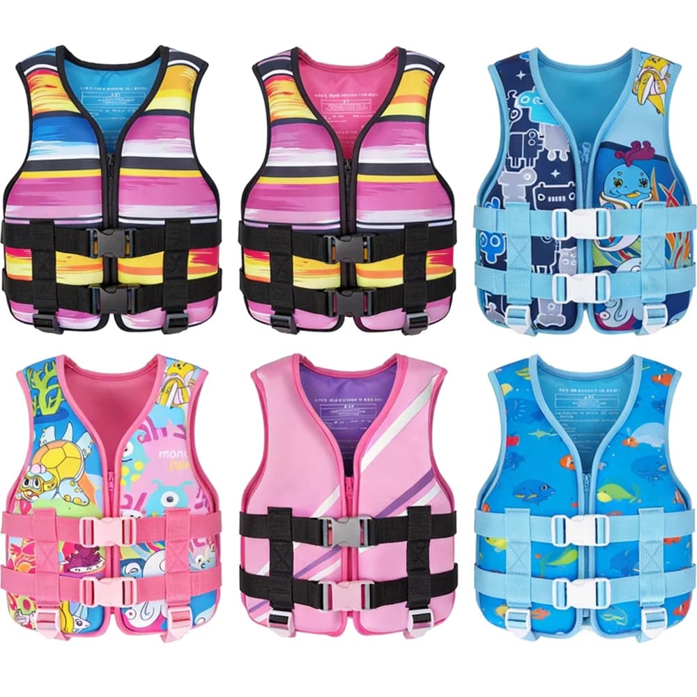 Nuovo Giubbotto di Salvataggio 2026 per Bambini, Ausilio di Galleggiamento per Sport Acquatici Adatto per Pesca, Vela, Surf, Nautica, Kayak