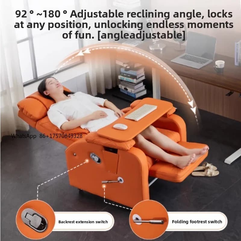 Esports sofa chair, single person internet cafe, lazy person, home gaming chair, comfortable office, long sitting, can lie down