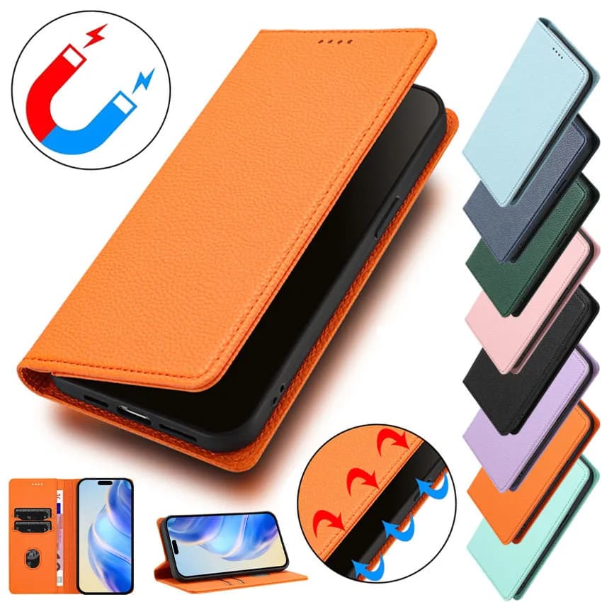 Custodia in pelle con blocco Rfid per Redmi Note 10 10S 11 11S 12 13 Pro Plus 4G 5G 10A 10C 12C 13C Portafoglio magnetico Flip Card Cover