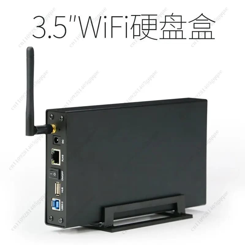 Box per Disco Rigido Mobile da 3,5 Pollici, NAS Wireless WIFI, Archiviazione Cloud Privata, Box Multifunzione per Ufficio e Casa