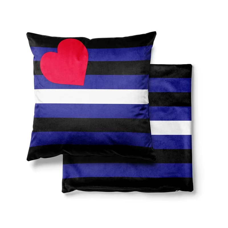 Gaslight Gatekeep Girlboss Leather Pride Flag Latex BDSM Throw Pillow Covers Cushion Cases Pillowcases for Sofa 45cm x 45cm
