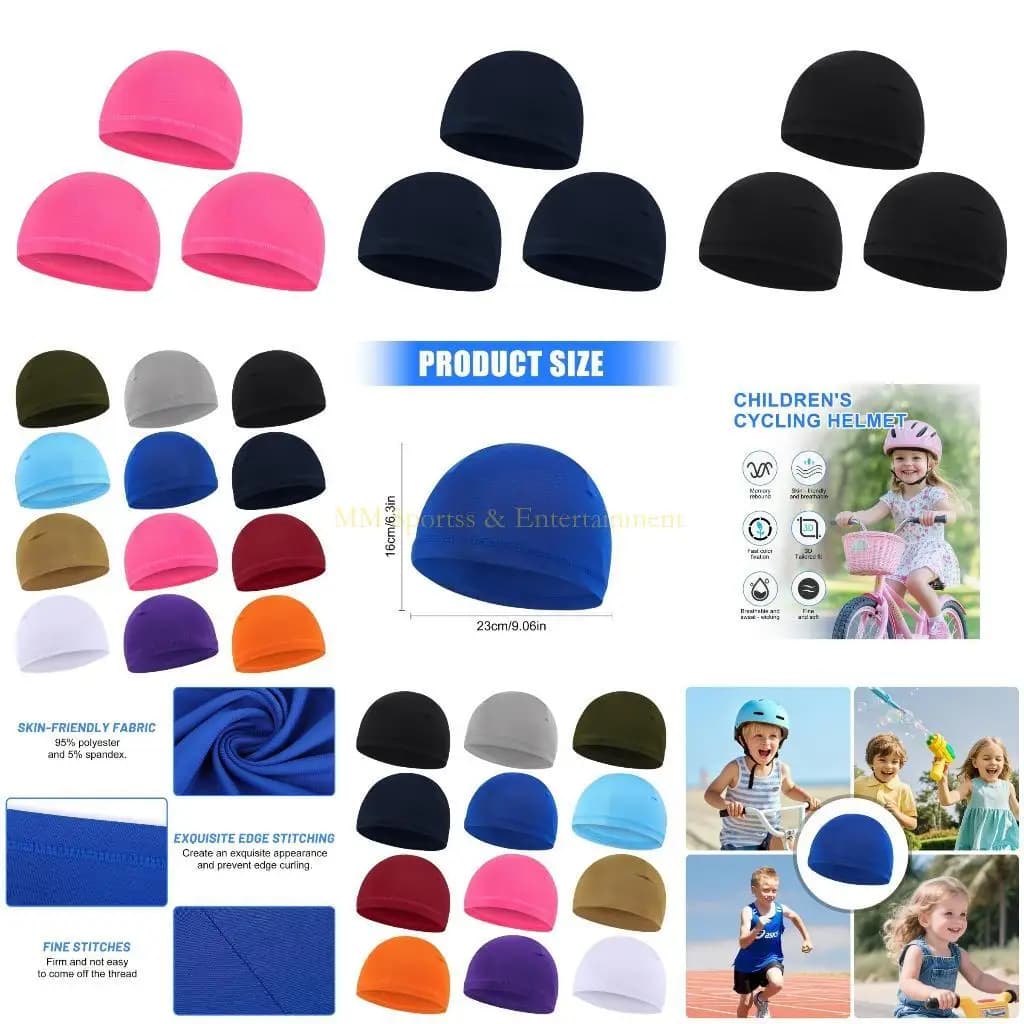 31Be 3 pieces 3pcs for breathable children bike bike rides light routes for children Sports calculator hat for children