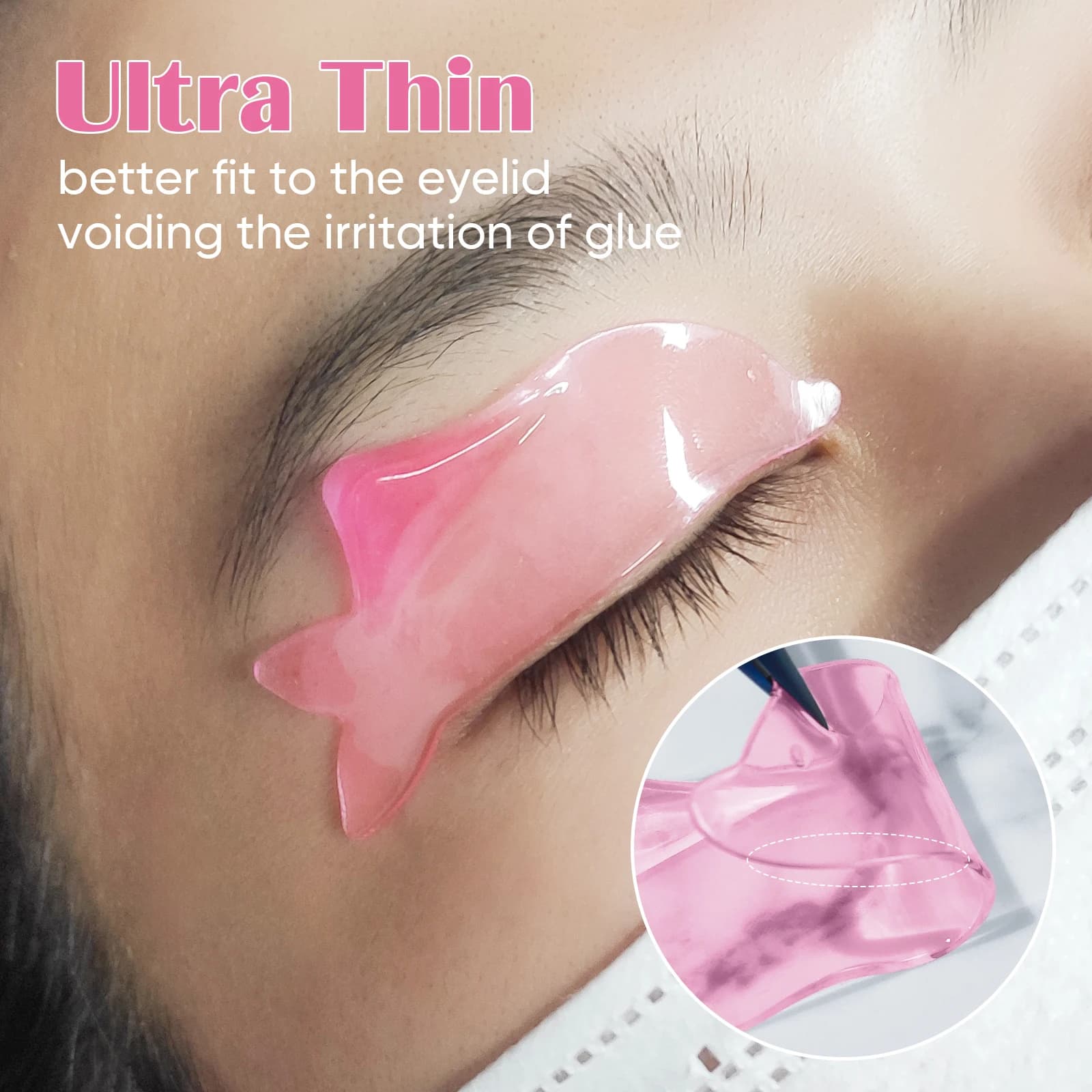 Lomansa Delfino Corea 1 Coppia Ciglia In Silicone Perming Rod Lash Lift Nastro Lash Ammorbidente Pad Ciglia Curling Ferro Strumento di Trucco