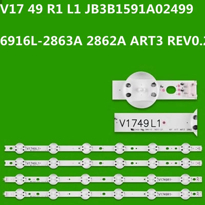 LED backlight strip for 49UV340C 49UJ651V 49UJ654V 49UJ655V 49UJ670V 49UJ701V V17 49 R1 L1 ART3 2862 2863 LC490DGG-FKA2 FKA3 FKA