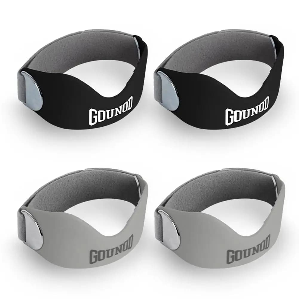 Confezione da 2 ginocchiere per alleviare il dolore al ginocchio, stabilizzatore della rotula, supporto per ginocchiera, per escursioni, calcio, basket, corsa, maglioni
