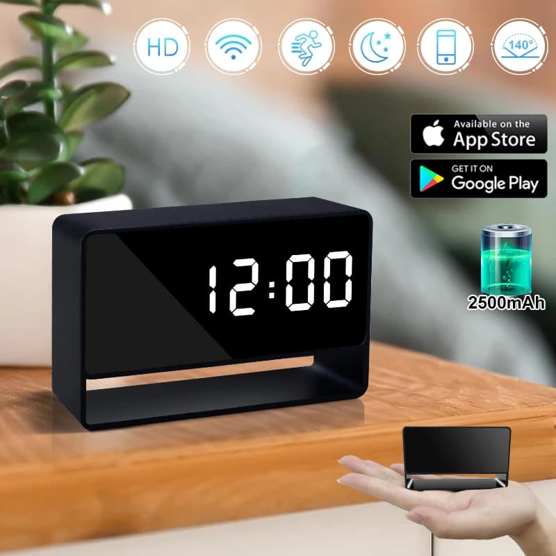1080P Mini Watch Camera Remote Display with Night Vision and Motion Detection 140 ° Large-angle Photo Recorder for Home Use