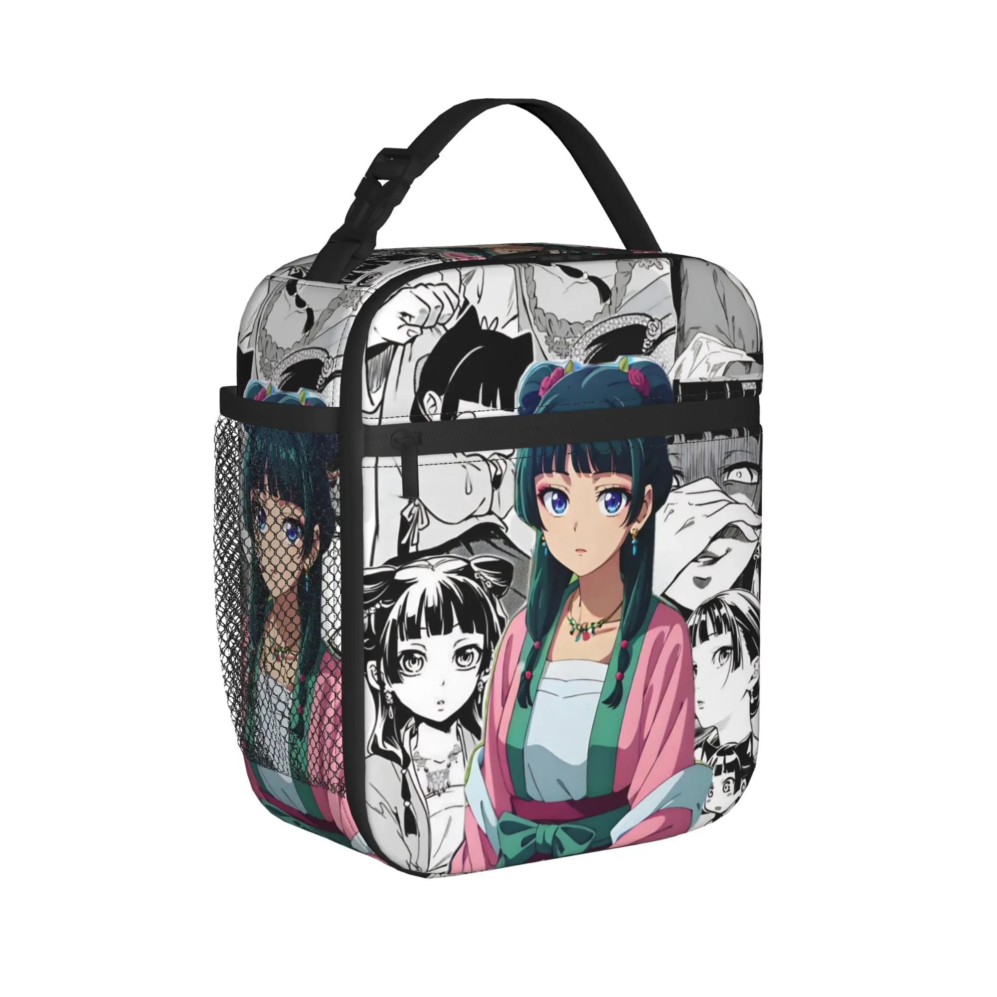 The Apothecary D-Diaries Maomao Merch Insulated Lunch Bag For Office Food Container Reusable Cooler Thermal Lunch Boxes