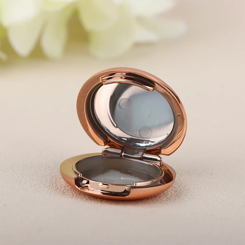SN Gold Mini Contenitore Vuoto per Ombretto, Fard e Cosmetici, Ricaricabile, Accessorio da Viaggio per Trucco, Dispenser per Cosmetici