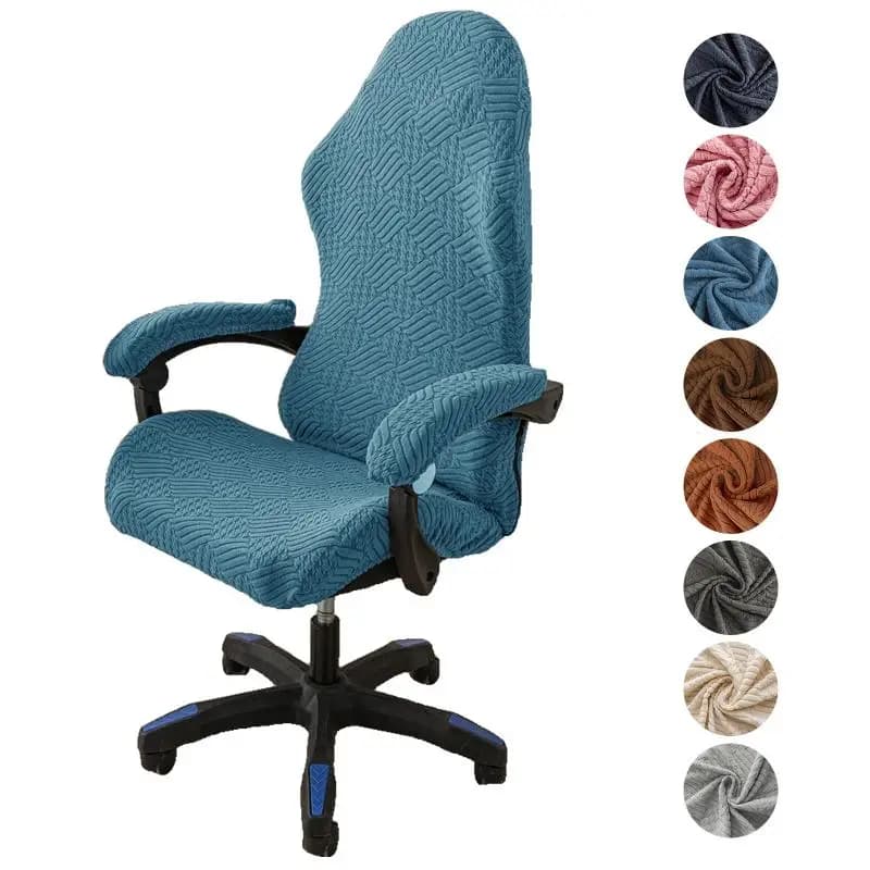 Fodera per sedia da gioco per la casa semplice e alla moda Gioco per computer universale Sedile competitivo Schienale Bracciolo Fodera per sedia girevole elastica