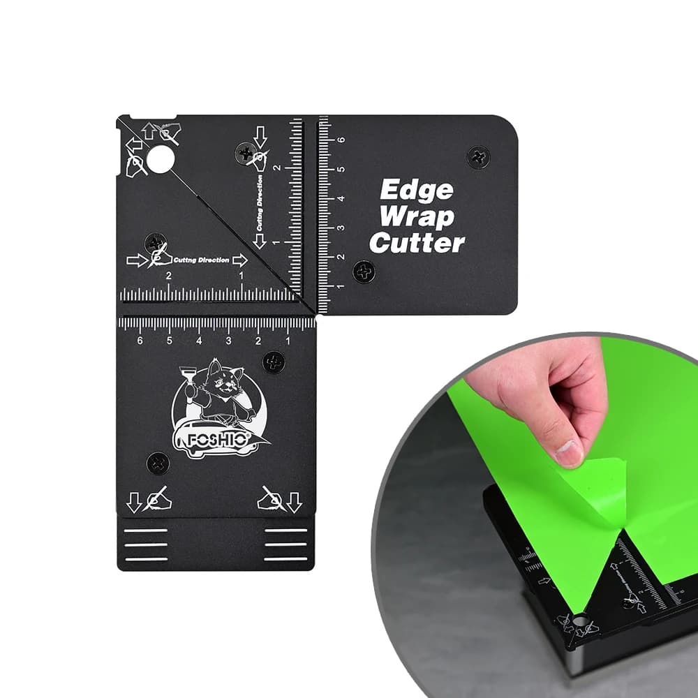 EHDIS Car Vinyl Film utensile da taglio angolare Window Tint Decal Wrapping Paper Line Scribing Board decorare accessori di misura artigianale